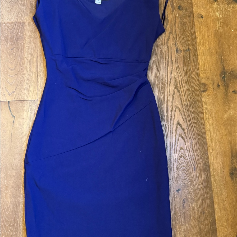 DVF Blue Sleeveless Dress